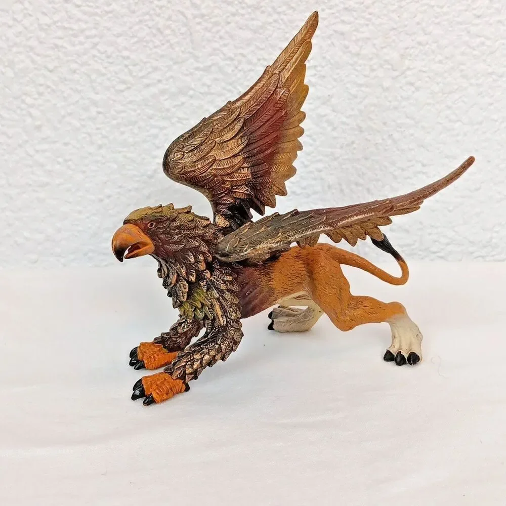 2-Griffin Mythical Realms Figures Safari Ltd Hard Plastic Winged